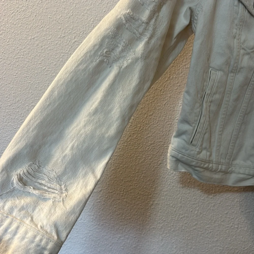 Ralph Lauren Denim & Supply Cream Lightweight Denim Jacket - Picture 2 of 5